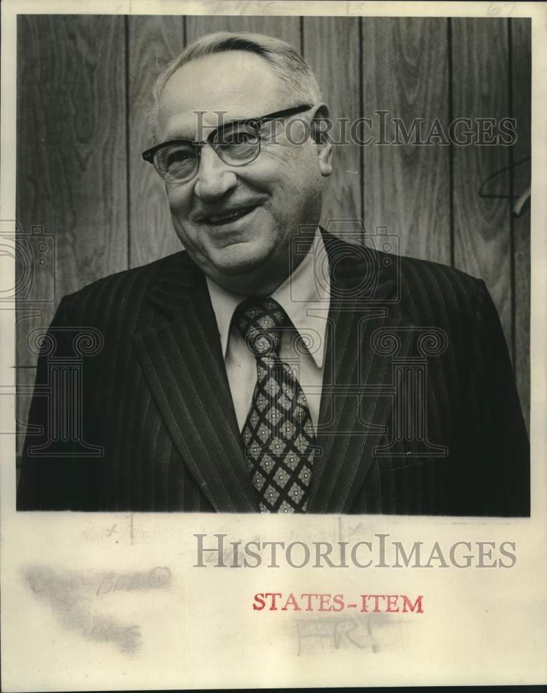 1975 Press Photo Antonio E. Papale, New Orleans Legal Aid Bureau&#39;s new president