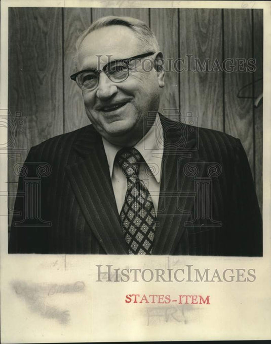 1975 Press Photo Antonio E. Papale, New Orleans Legal Aid Bureau's new president