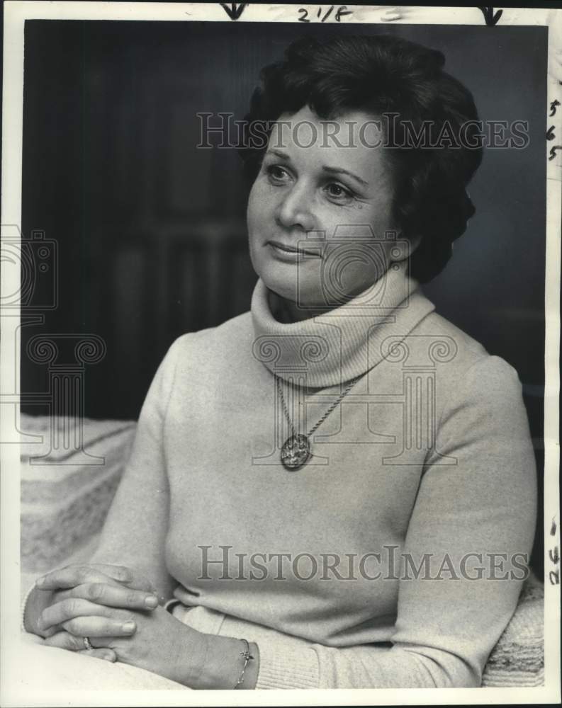 1978 Press Photo Ann Nolan, wife of New Orleans Saints Football Coach Dick Nolan- Historic Images