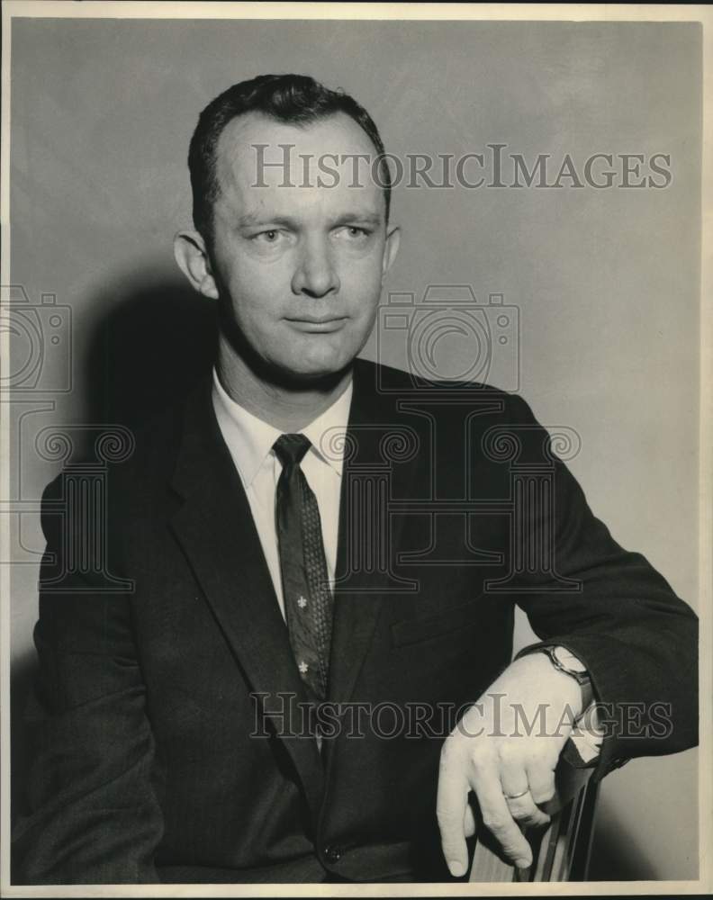 1960 Press Photo O.D. Stephens, Armour and Company branch manager, Louisiana- Historic Images