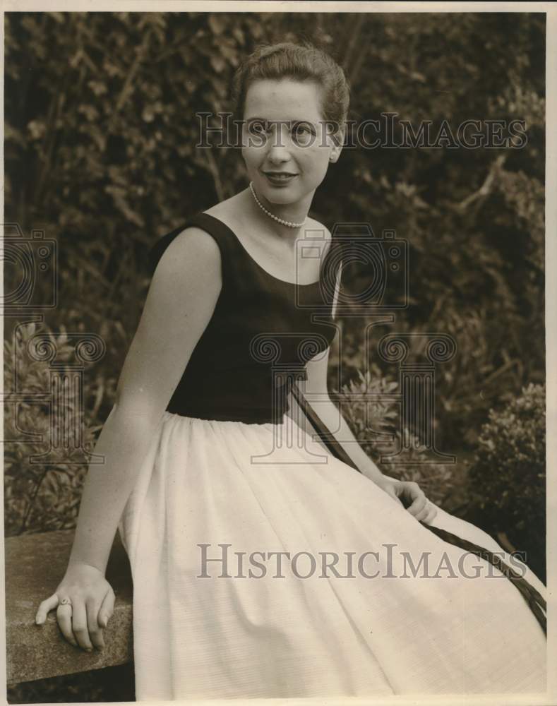 1959 Press Photo Mrs. Jefferson Cowling Steele, former Miss Betty Osborne