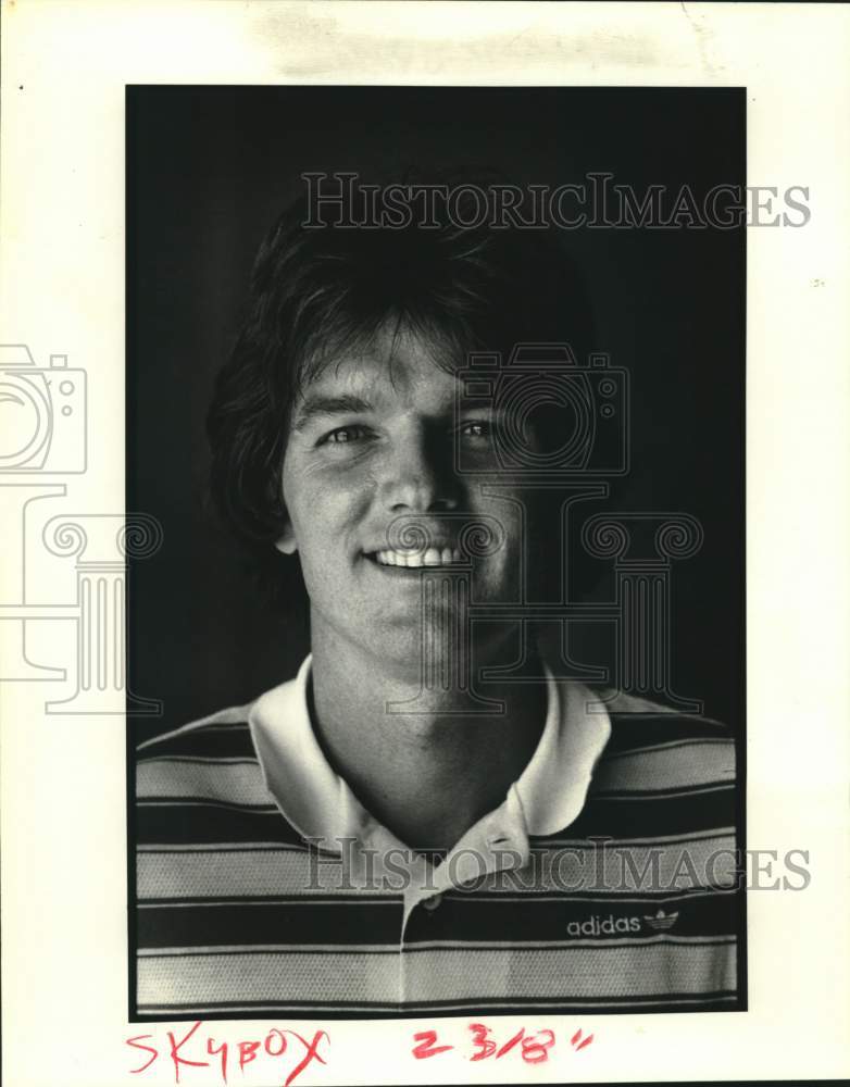 1984 Press Photo Steve Stefanki, U.S. Junior Davis Cup tennis coach - noc01653- Historic Images