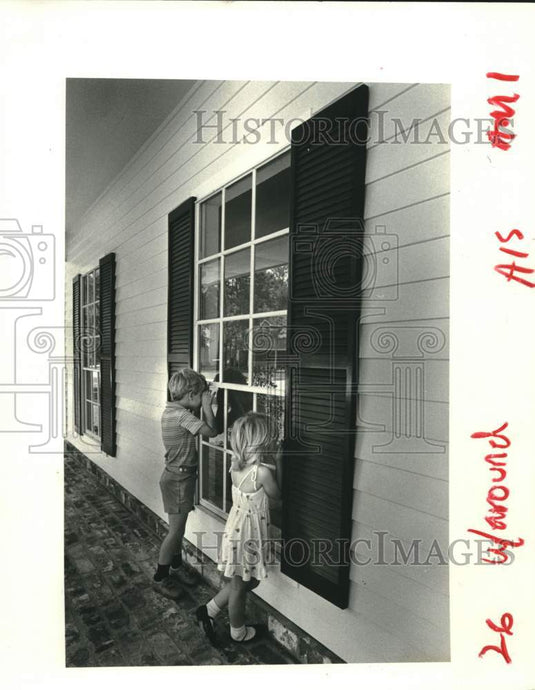 1985 Press Photo Roger & April Bauer attend St. Tammany parade of homes - Historic Images