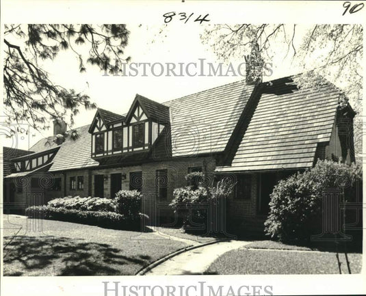 1980 Press Photo The new Lake Vista home of Mr. & Mrs. Edwin M. Palmer III- Historic Images