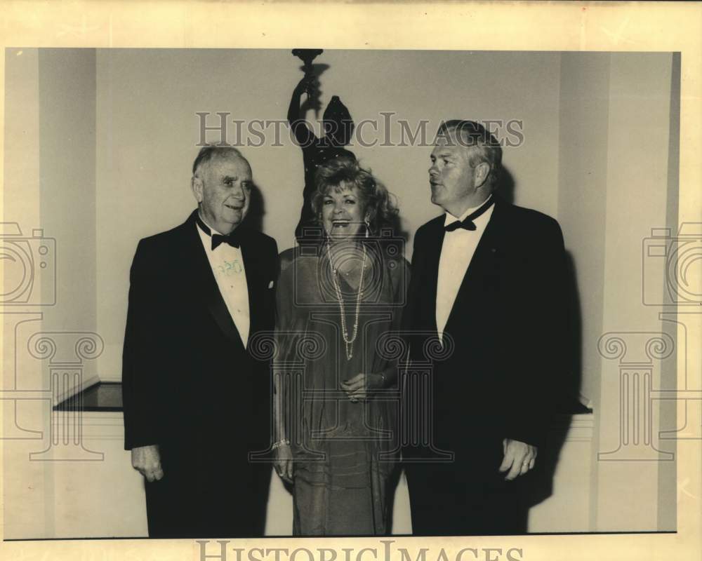 1990 Press Photo Attendees at Kenner Rotary social event in New Orleans- Historic Images