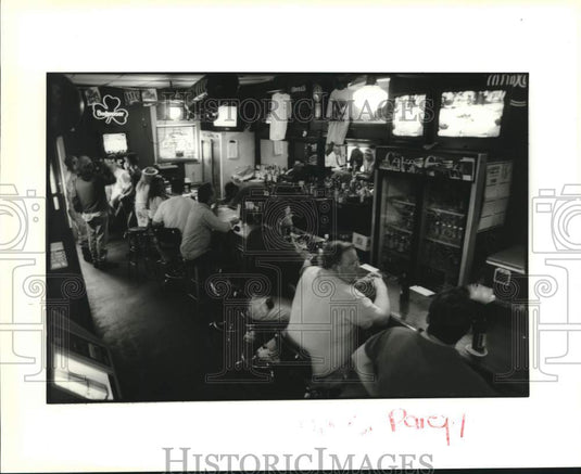 1996 Press Photo Parasol's Bar interiors - Historic Images