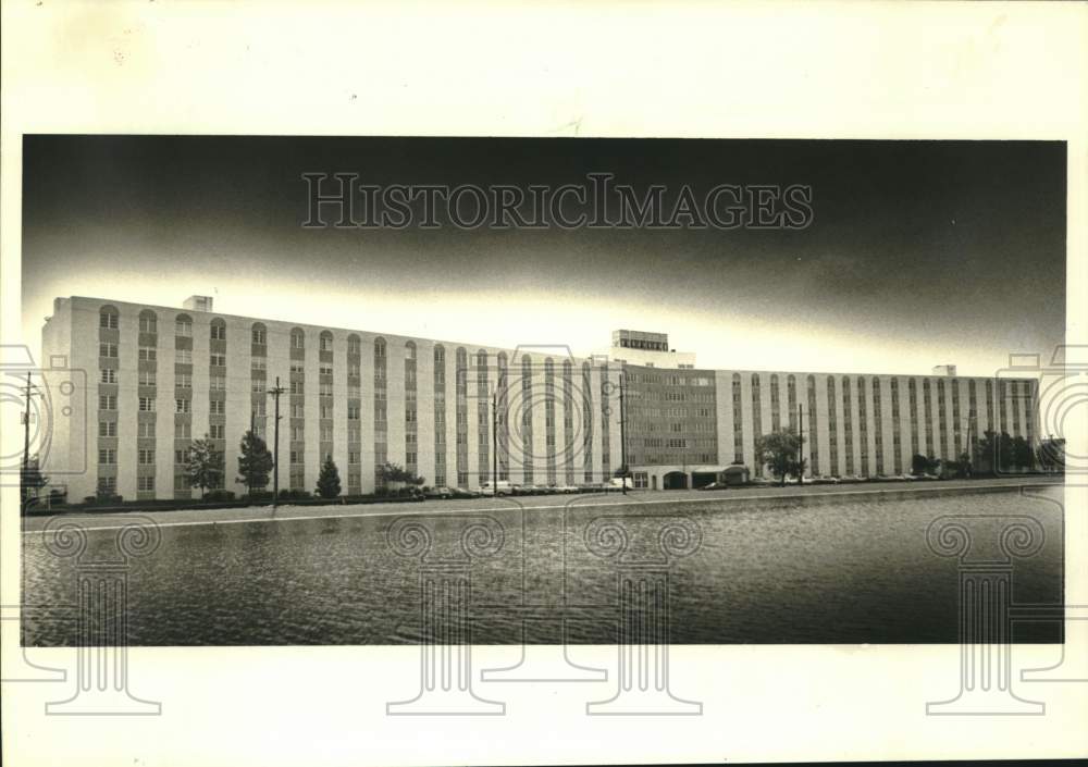 1979 Press Photo Parc Esplanade Apartments on Bayou St. John - Historic Images