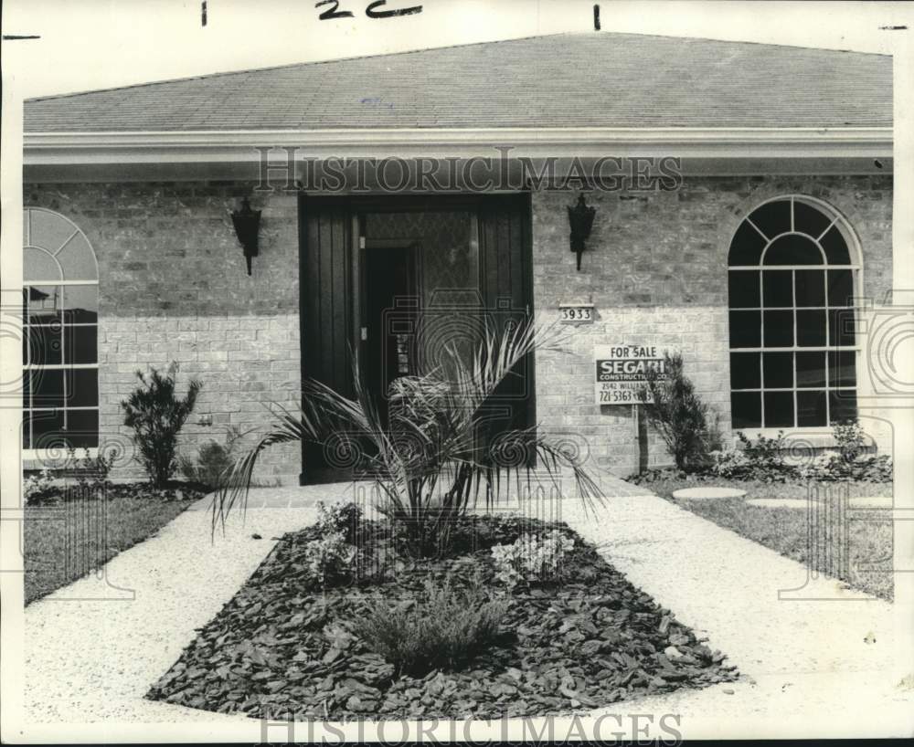 1972 Press Photo &quot;Parade of Homes&quot; house in New Orleans- Historic Images