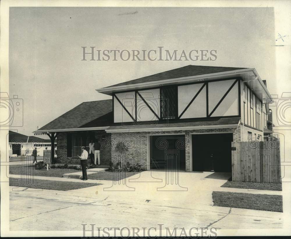 1972 Press Photo English Tudor home in &quot;Parade of Homes&quot; in New Orleans- Historic Images