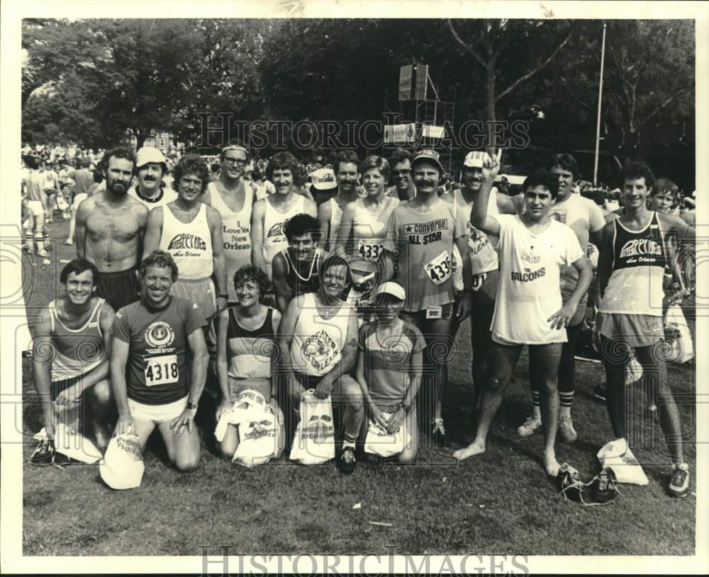 1980 Press Photo The New Orleans Connection at Atlanta&#39;s Peachtree Road Race- Historic Images