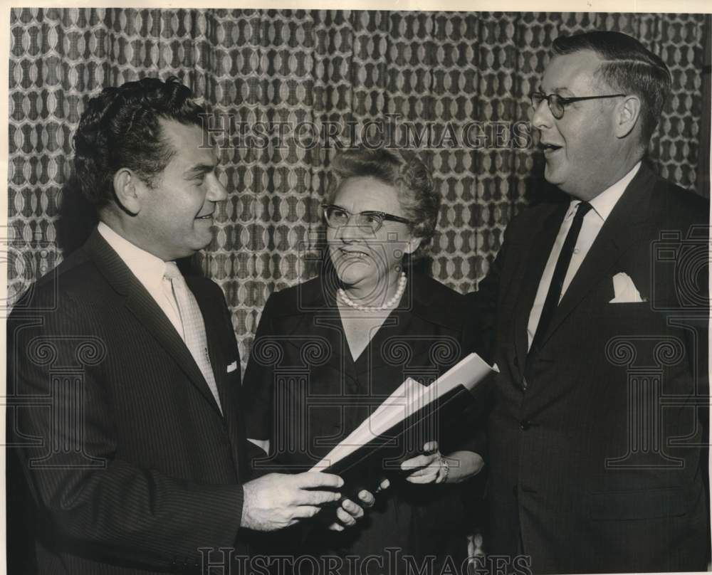 1963 Press Photo Symphony concert committee members meet in New Orleans- Historic Images