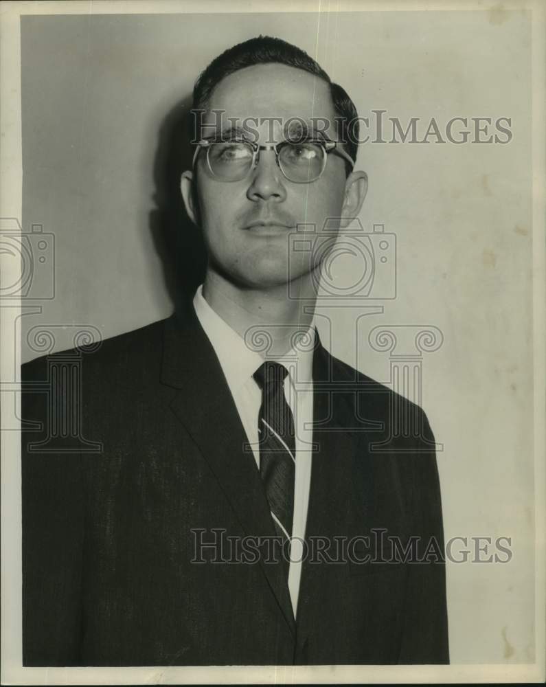 1961 Press Photo Reverend Frank Poole, New Orleans, Louisiana - noc03156