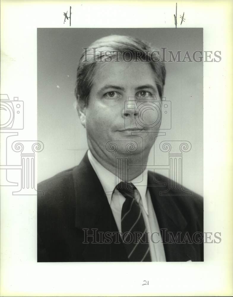 1995 Press Photo United Way - Bill Pope, Chairman for St. Bernard Parish- Historic Images