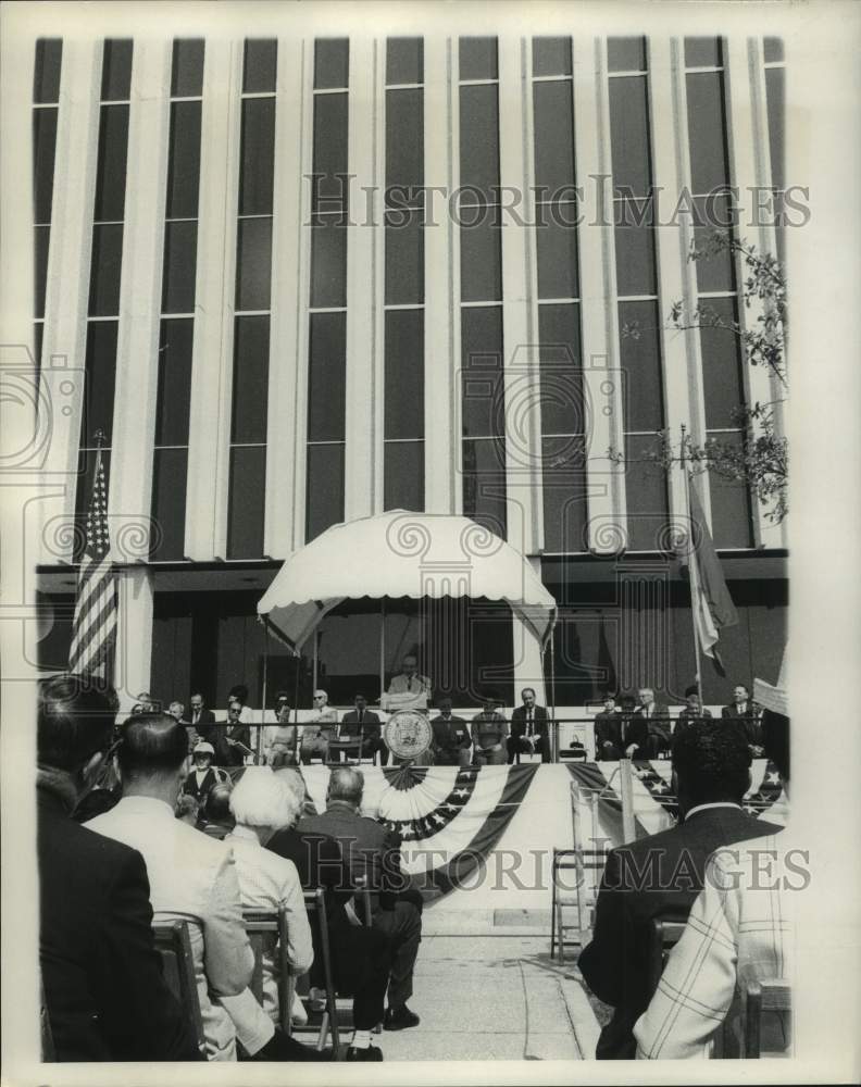1968 Press Photo New Orleans Police Department -Event at Administrative Building