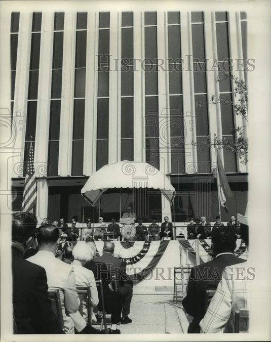 1968 Press Photo New Orleans Police Department -Event at Administrative Building