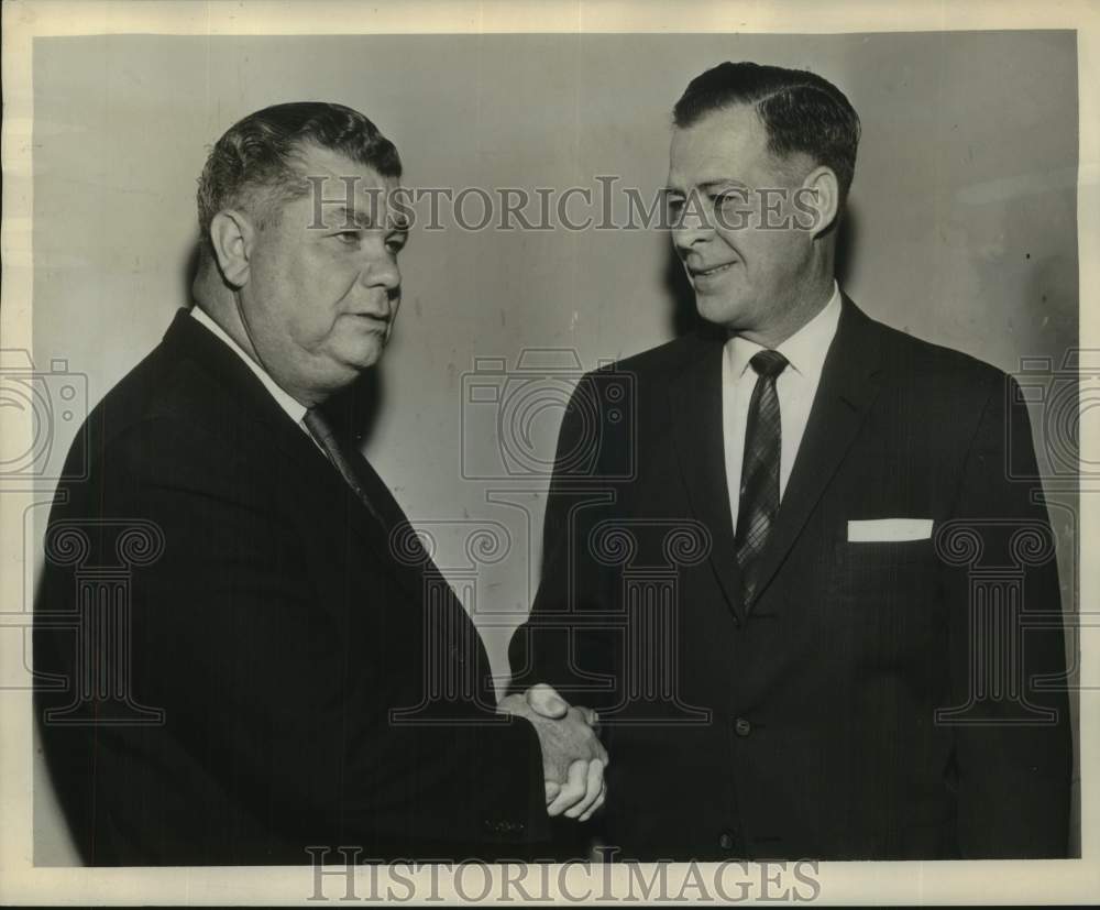 1962 Press Photo Milton Stire &amp; Robert Stein, Eastern Gentilly Civic Association