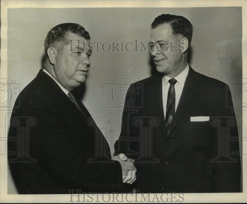 Load image into Gallery viewer, 1962 Press Photo Milton Stire &amp; Robert Stein, Eastern Gentilly Civic Association

