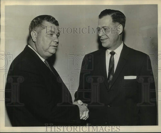 1962 Press Photo Milton Stire & Robert Stein, Eastern Gentilly Civic Association