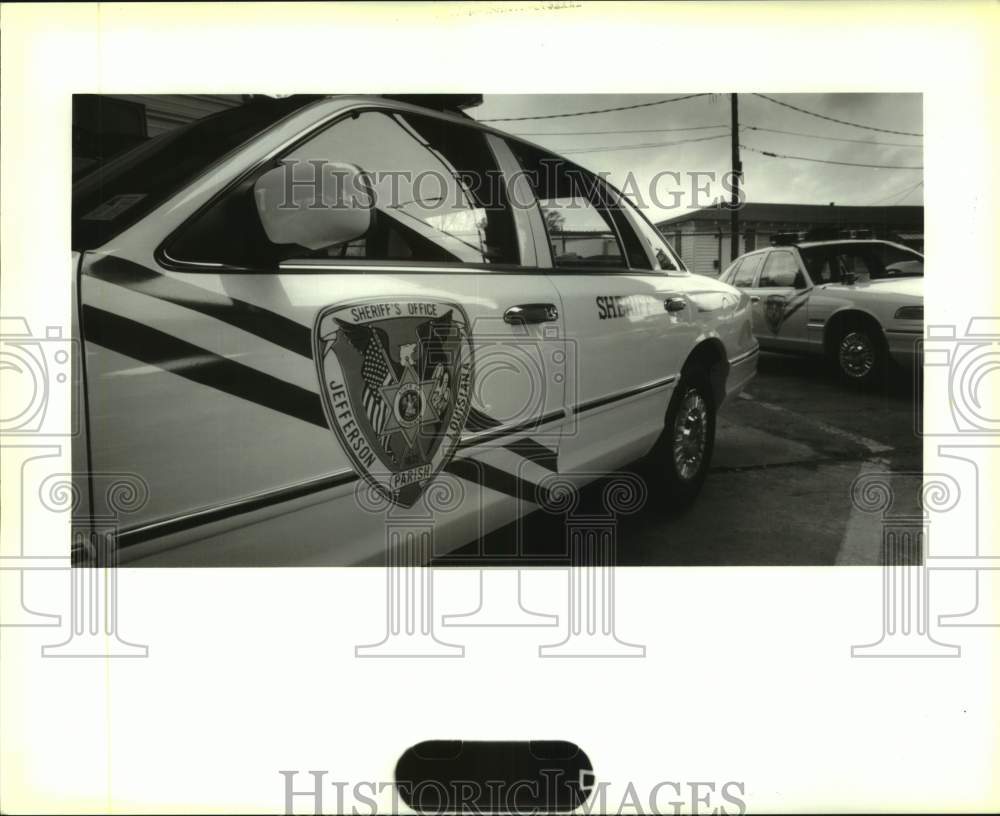 1993 Press Photo Jefferson Parish Sheriff's Office Cars - noc04081