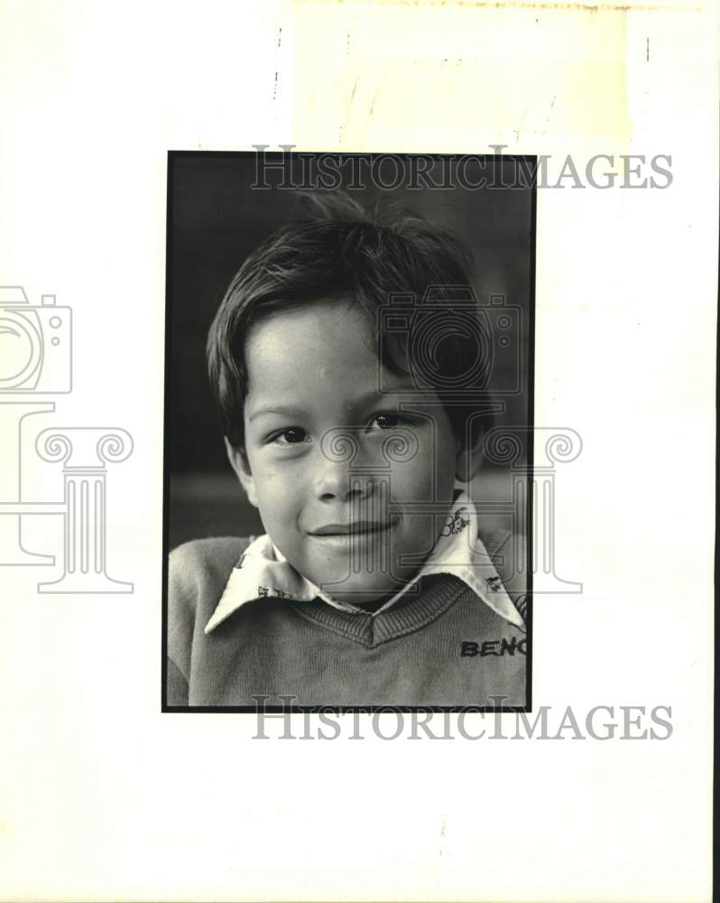 1984 Press Photo McDonogh No. 38 School - Clyde Estrada, Second Grade- Historic Images