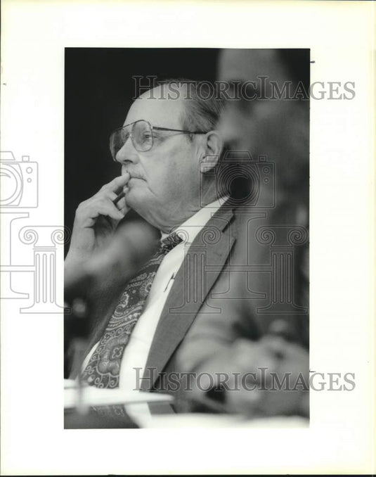 1990 Press Photo Alvin Perret, St. John School board member in New Orleans