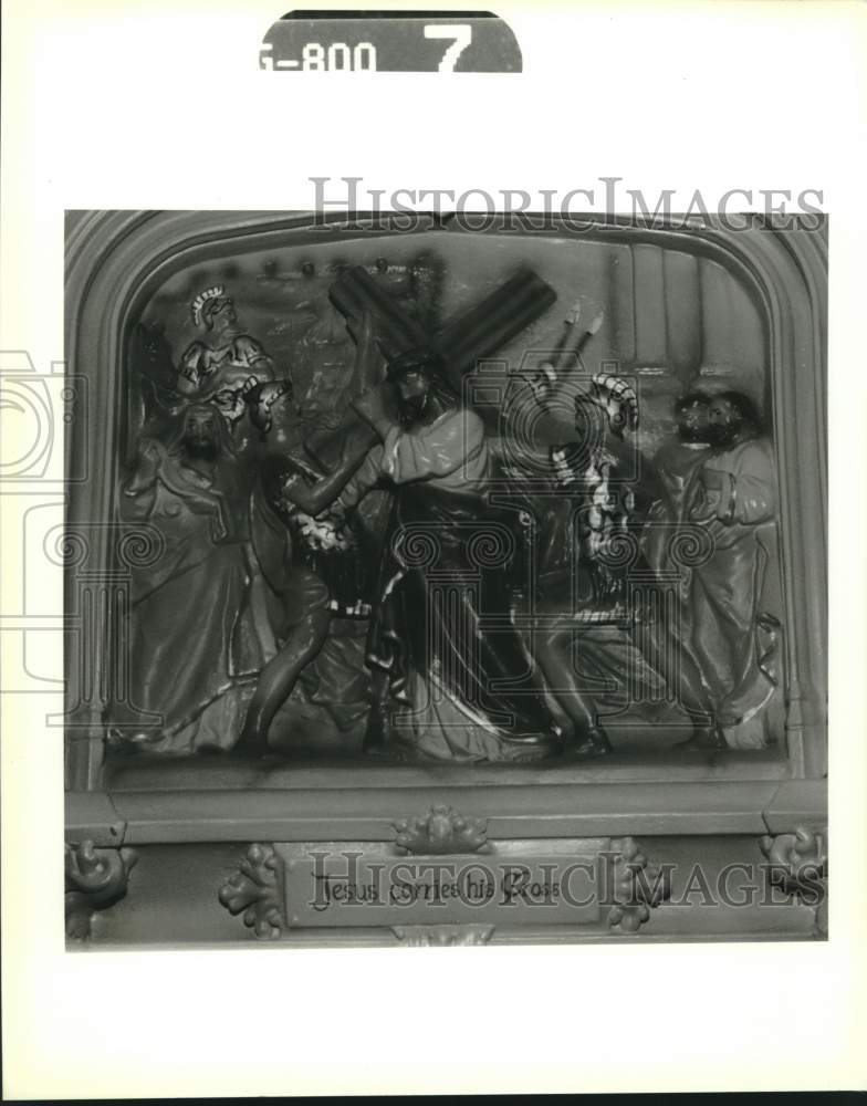 1996 Press Photo Stations of the Cross at St. Robert Bellarmine in Arabi- Historic Images