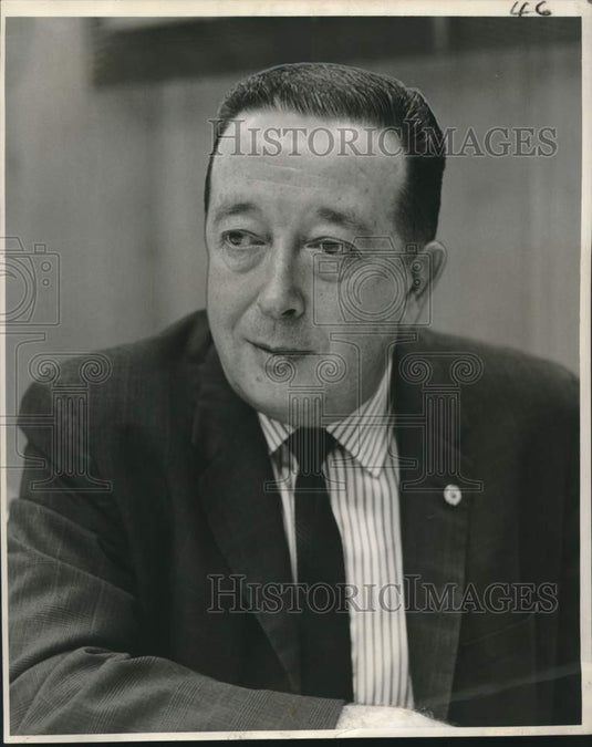 1964 Press Photo Optimist International - John M. Parker, International Affairs