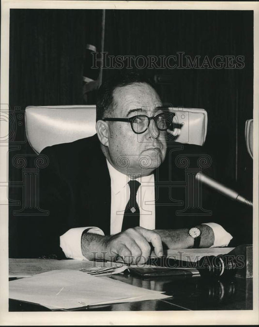1963 Press Photo City Planning Commission - August Perez Jr., New Orleans