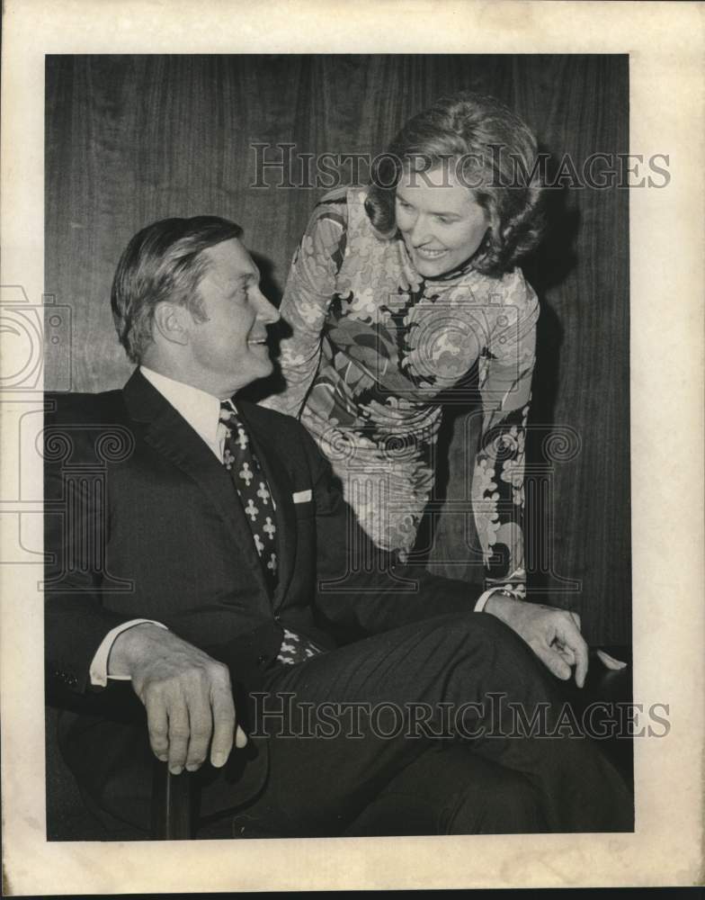 1972 Press Photo Senator Charles Percy and Wife Loraine - noc04757- Historic Images