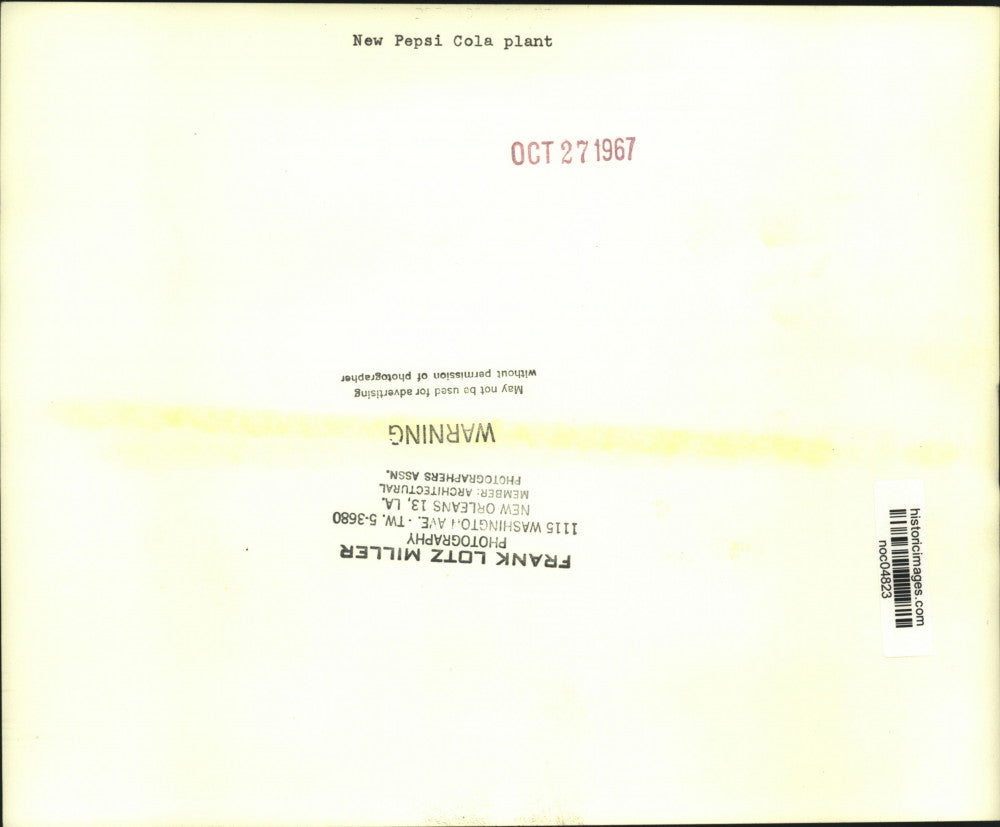 1967 Press Photo Interior of the new Pepsi-Cola bottling plant in Harahan