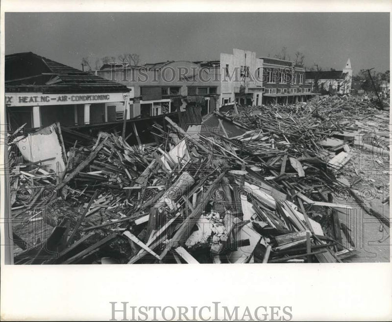 Load image into Gallery viewer, 1969 Press Photo Decimated Pass Christian right after Hurricane Camille

