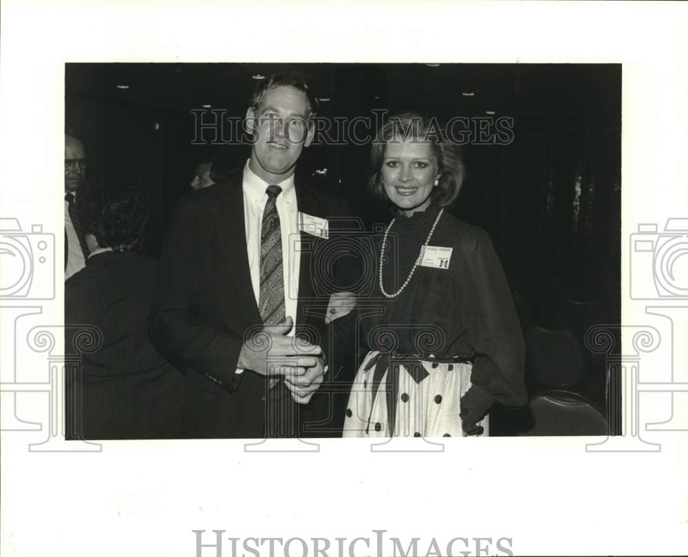 1986 Press Photo David and Mary Garner at Louisiana event - noc04944- Historic Images