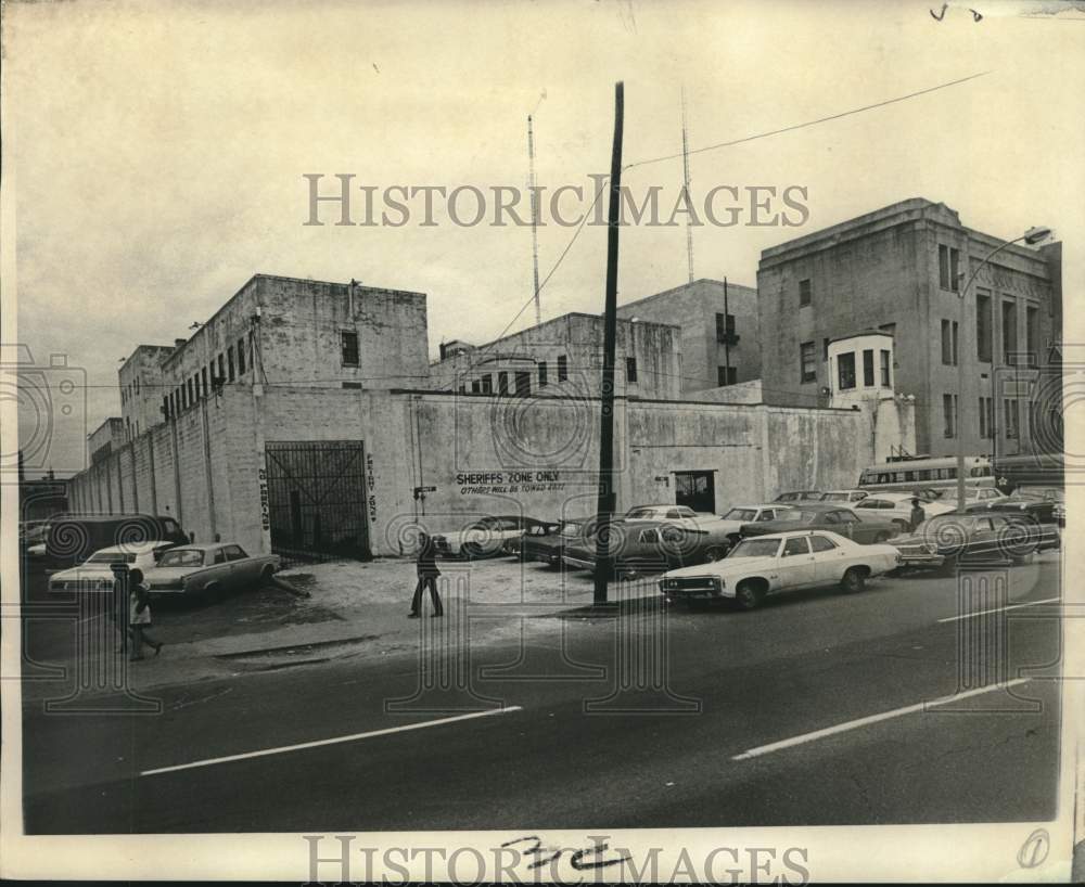 1973 Press Photo Orleans Parish Prison - Overcrowded Prison Holding 800 Inmates- Historic Images