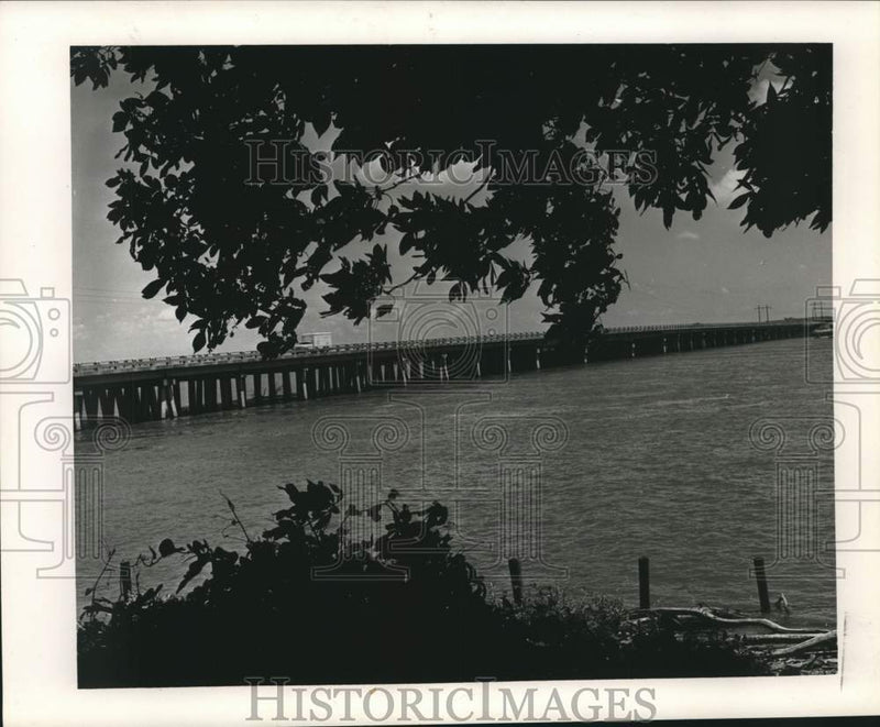 Load image into Gallery viewer, 1964 Press Photo Bridge Over Singing River in Mississippi - noc04982
