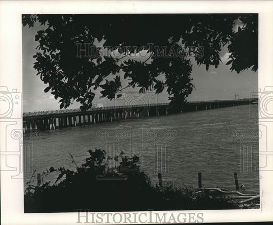 1964 Press Photo Bridge Over Singing River in Mississippi - noc04982