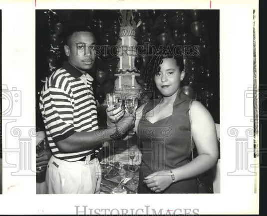 1993 Press Photo Binx Smith and Erica Perkins, Sweet 16 Party- Historic Images