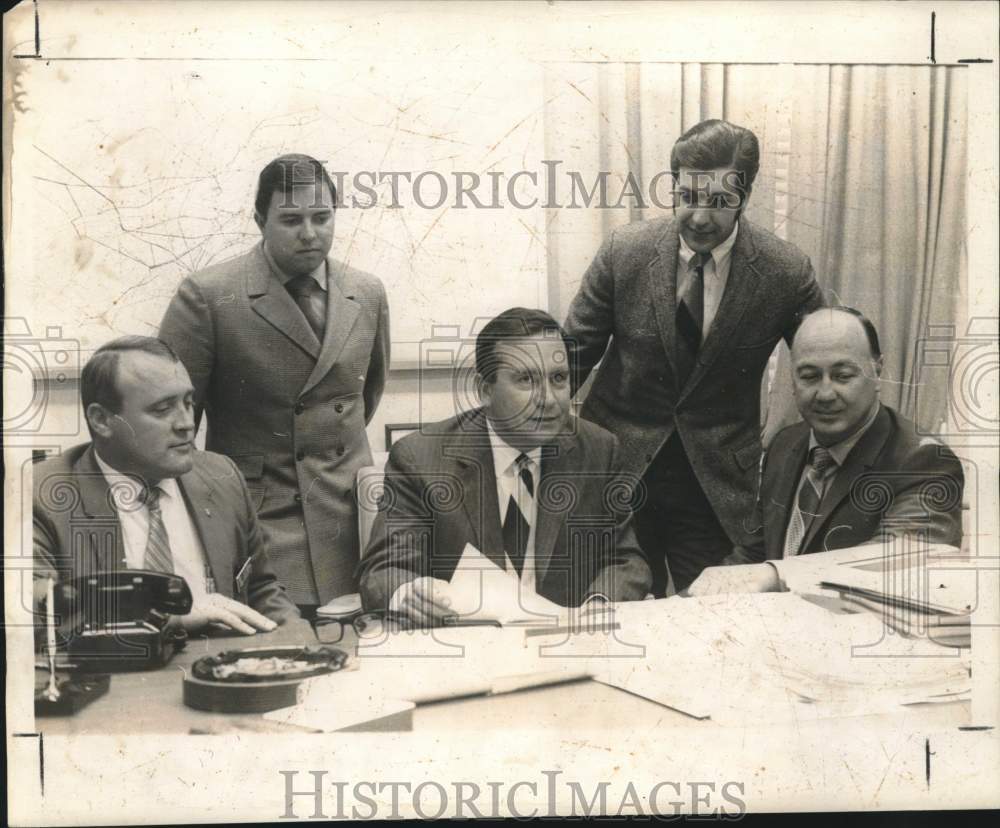 1970 Press Photo Operation Comeback - Richard Autin, Louisiana Officials - Historic Images