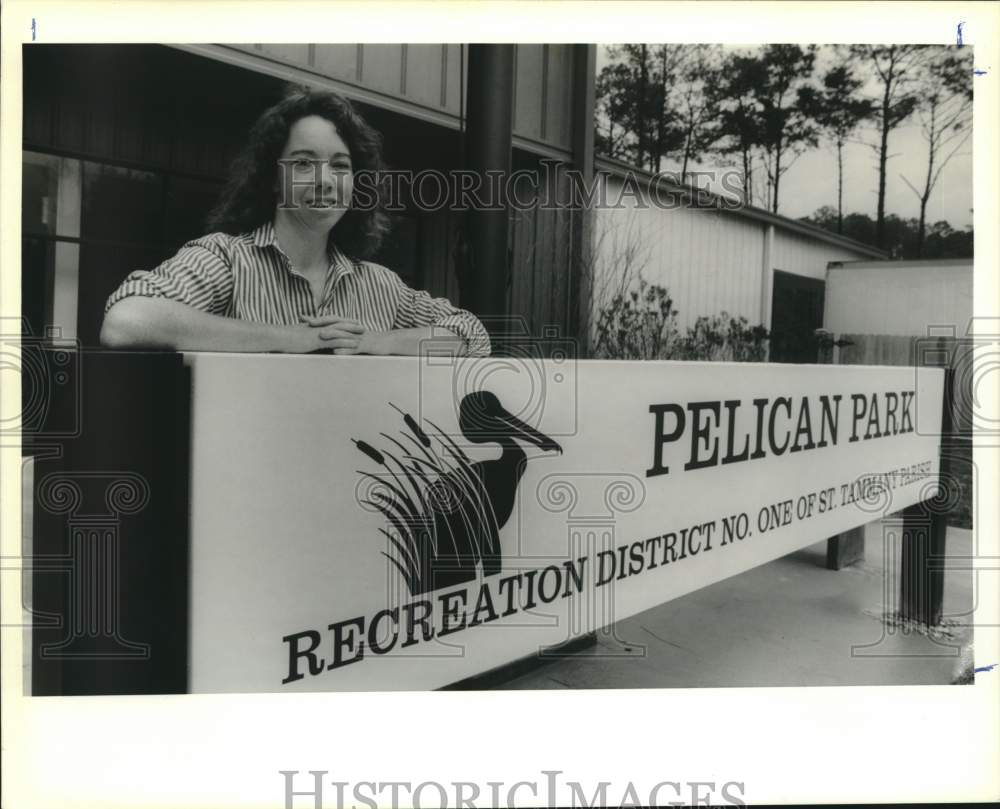 1990 Press Photo Pelican Park Recreational Facility - Kathy Perkins- Historic Images