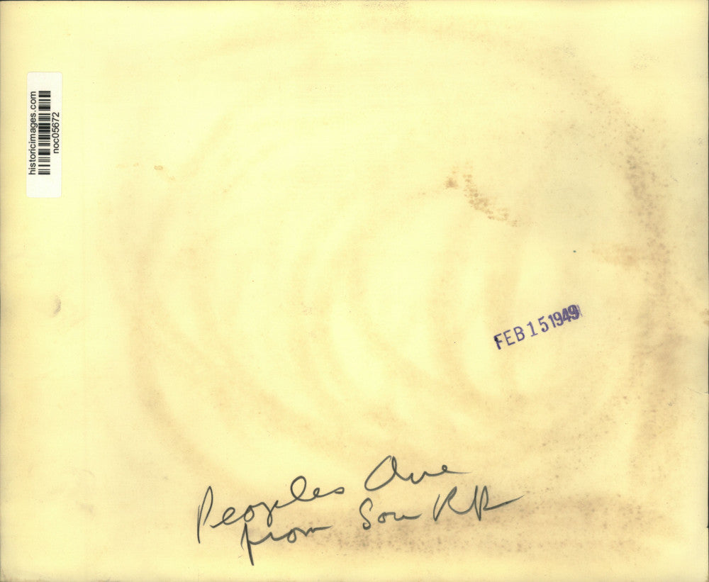 1949 Press Photo Peoples Avenue Canal in New Orleans - noc05672