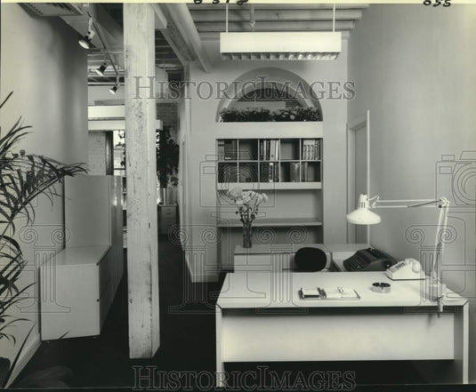 1981 Press Photo Perez Architect Office, New Orleans - noc05718