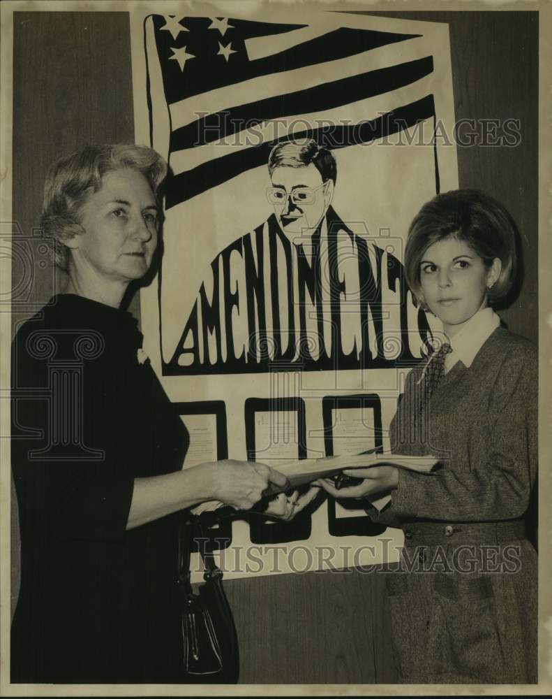 1968 Press Photo Mrs. Fred Landis, Mrs. Richard Philpott - noc06050