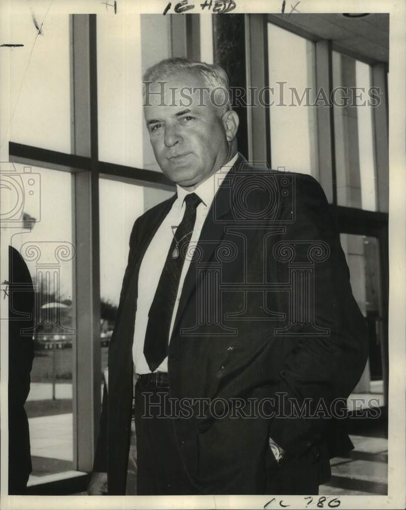 1968 Press Photo Sargent Pitcher, Baton Rouge District Attorney- Historic Images