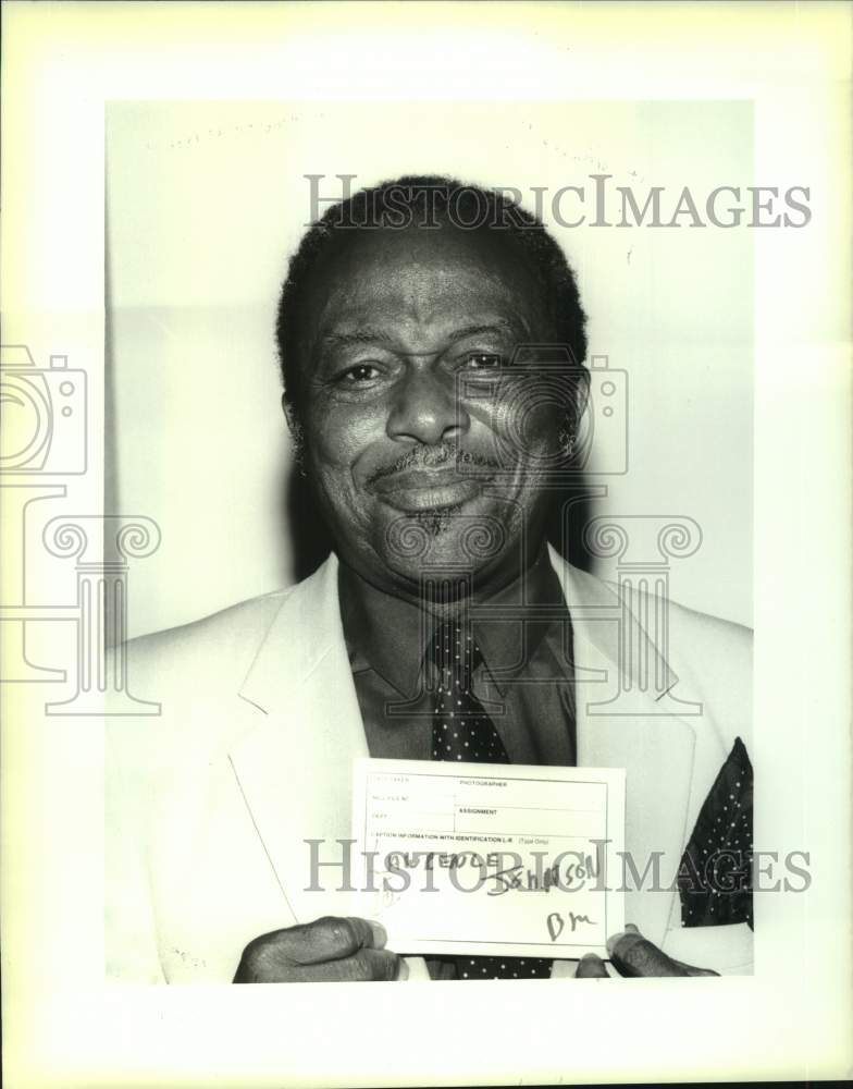 Press Photo Lawrence Johnson - People Speak - noc06194- Historic Images