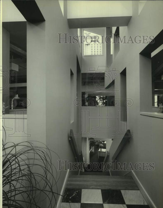 1981 Press Photo Perez Associates - Interior of Architect's Office- Historic Images