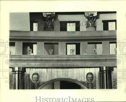 1979 Press Photo Piazza d'Italia - Fountain Features, New Orleans- Historic Images