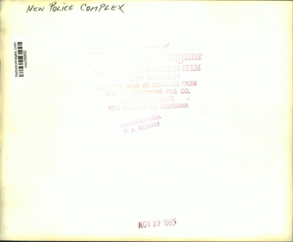 1965 Press Photo New, New Orleans police complex - noc06892