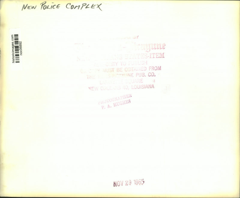 Load image into Gallery viewer, 1965 Press Photo New, New Orleans police complex - noc06892

