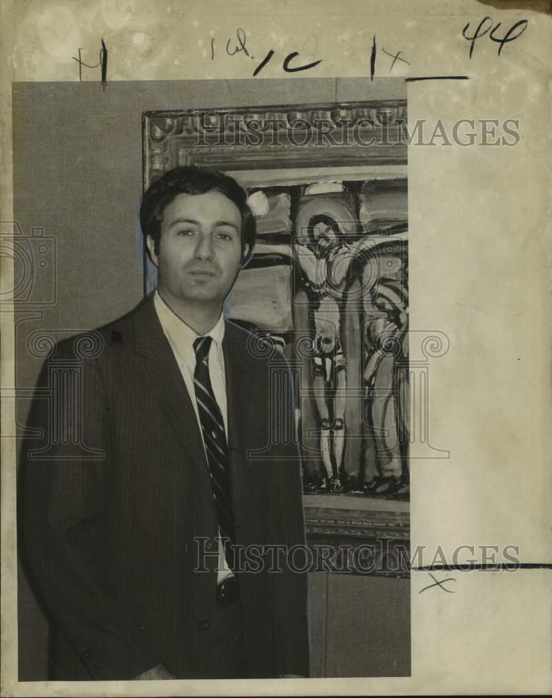 1968 Press Photo Paul M. Piazza, Delgado Museum- Curator of Education