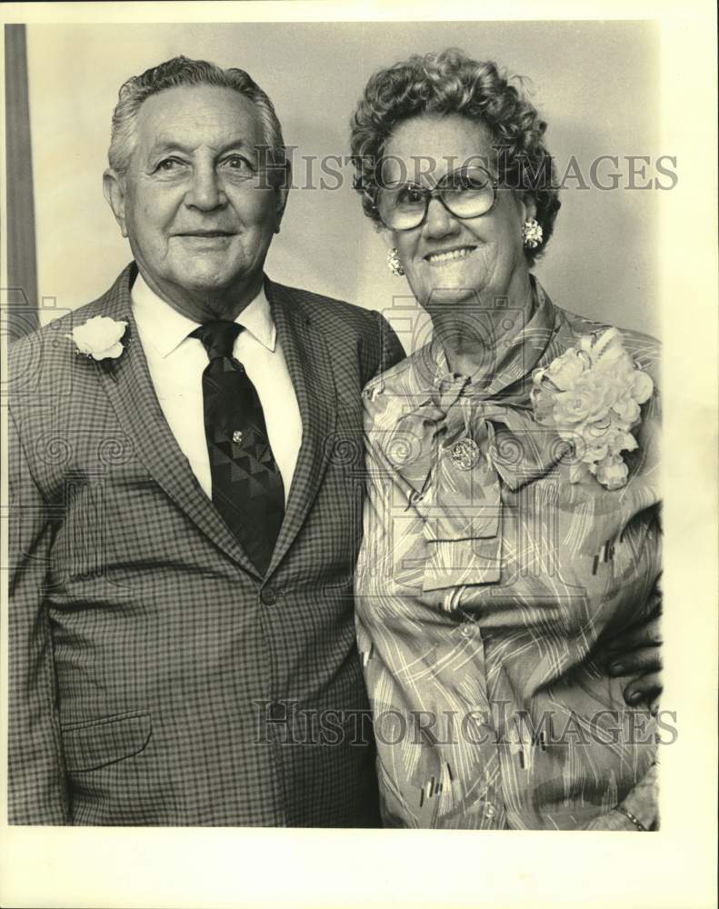 1979 Press Photo Mr. and Mrs. Claude W. Pontiff, Slidell - Historic Images