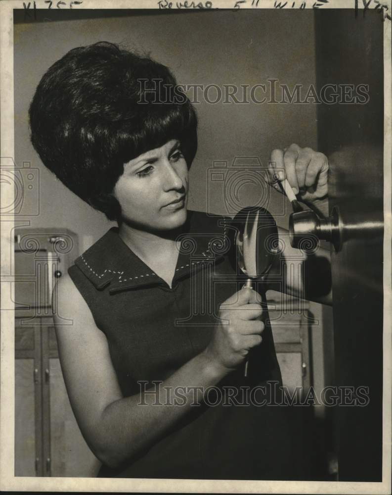 1970 Press Photo Lucy Ann Pizzo, policewoman, Police Department Milpitas, Ca- Historic Images